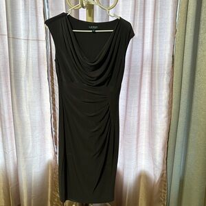 Lauren Ralph Lauren Elegant Gray midi dress